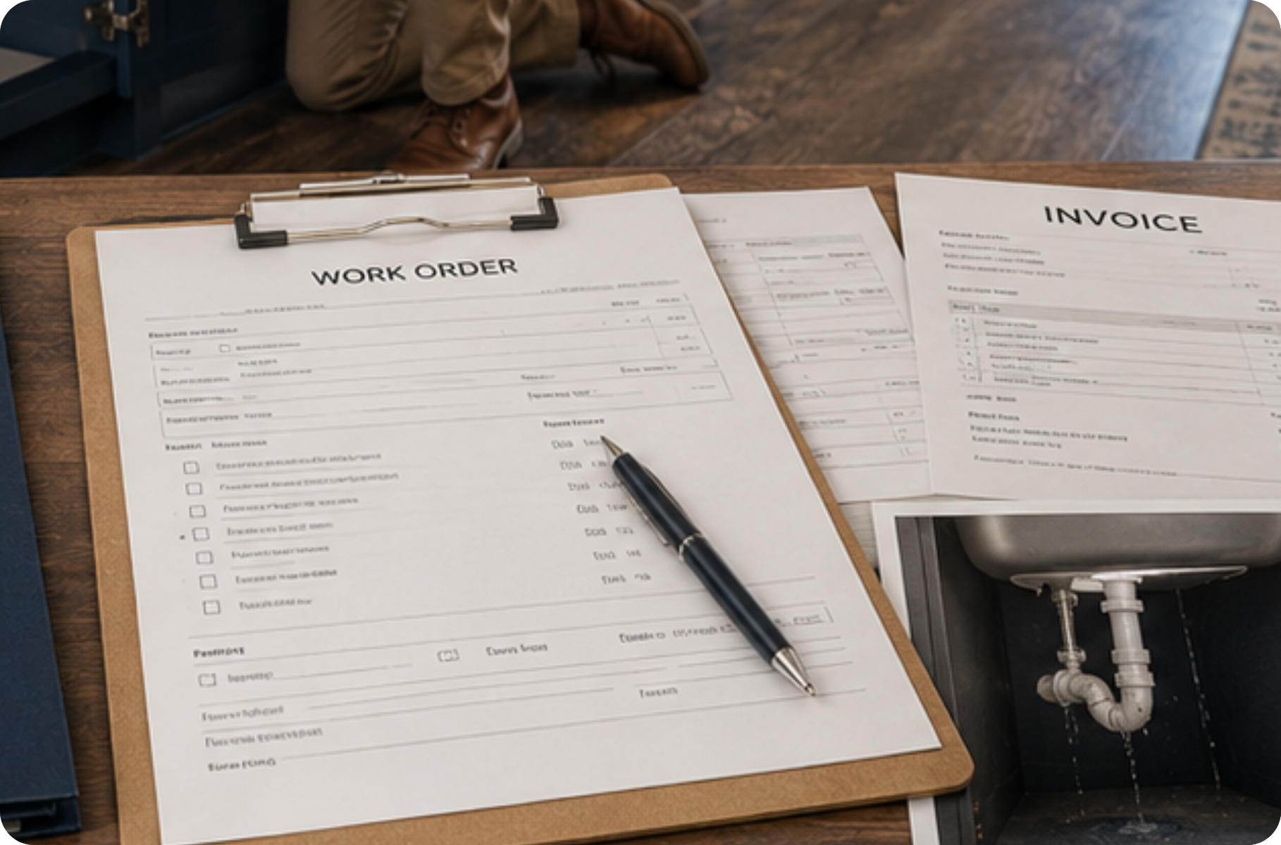 Documented repair invoice